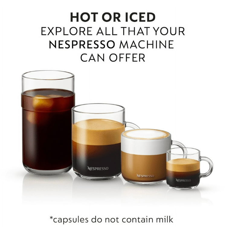 Nespresso Vertuo – 50 Capsules de Café Voltesso – Intensité 4 – Pour  Espresso 40 ml – (5 étuis de 10) : : Epicerie