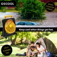 O2COOL 10Inch Battery Operated Fan, Portable for Emergencies with