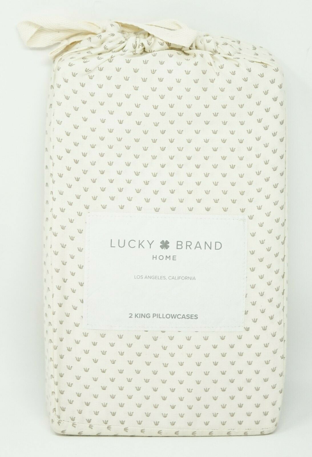 Lucky Brand Kashmir Cotton Sateen 230TC Printed Pillowcase Pair KING