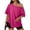 Red, variant on Short Sleeve Tops for Women, Womens Off the Shoulder Tops, Oversized Summer Spring T-Shirts 2026