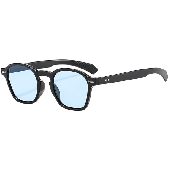 Sunglasses Womens Oversized Men Polarized Fashion Classic Round Frame Retro Sun Glassesfor Women Light blue