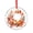 style-2, variant on Hello Autumn Maple Leaf Wreath Crystal Glass Ornament Xmas Tree Decor for Kids Mom Dad Friends Loves Fall Autumn Thanksgiving Harvest Christmas Ornament Round Glass