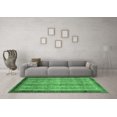 thumbnail image 3 of Ahgly Company Indoor Rectangle Abstract Emerald Green Modern Area Rugs, 8' x 12', 3 of 4
