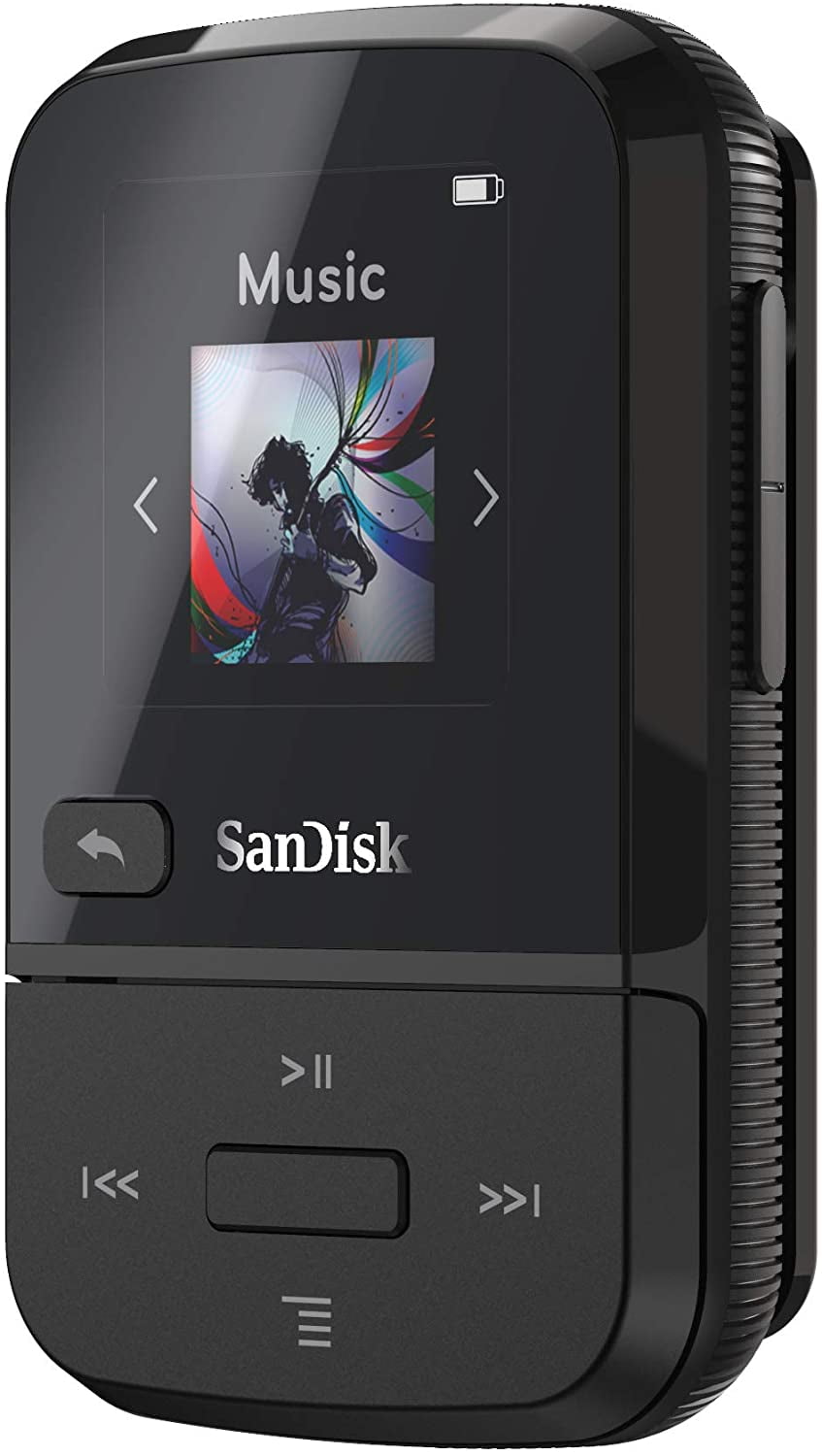 Buy SanDisk 32GB Clip Sport Go MP3 Player LED Tela e rádio FM Pacote a