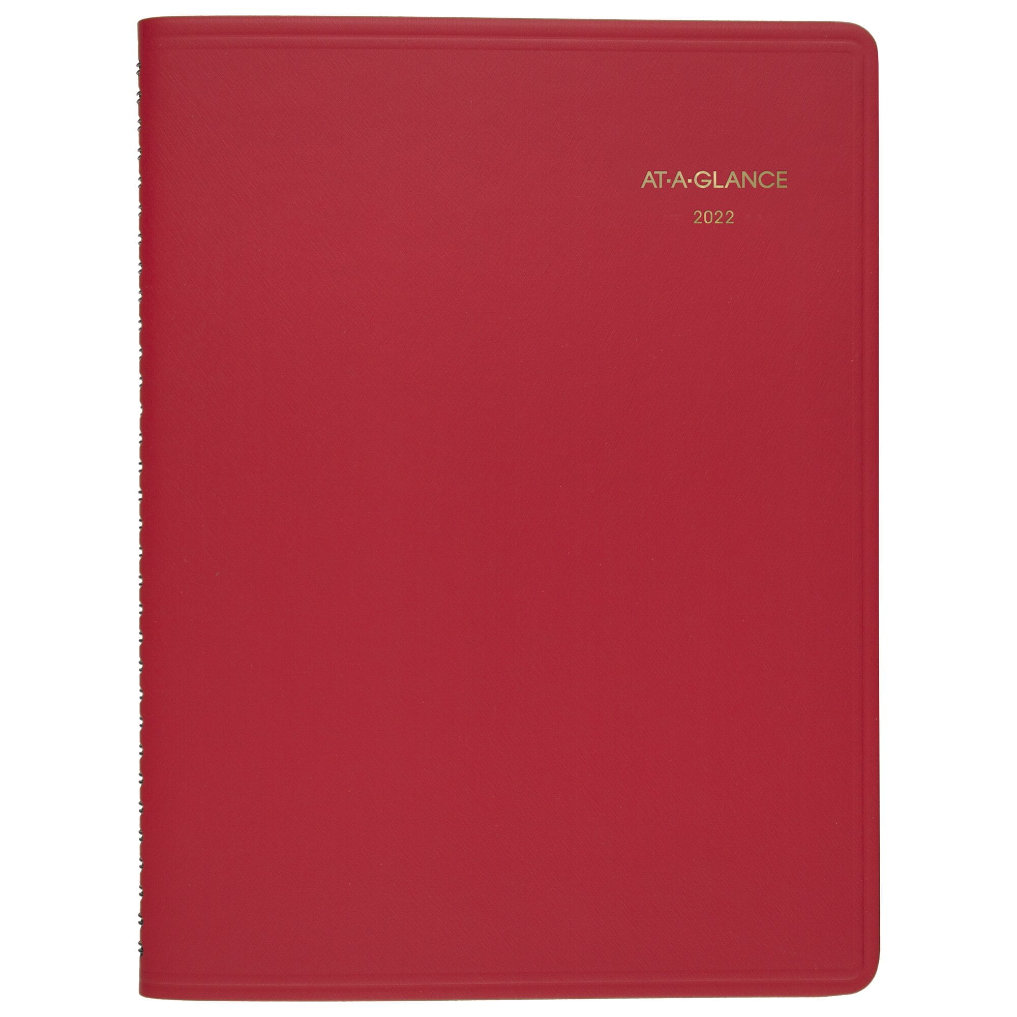 AT-A-GLANCE Fashion Weekly Appointment Book Planner, 8 1/4' x 11', Red, January 2022 to December 2022 - 709401322