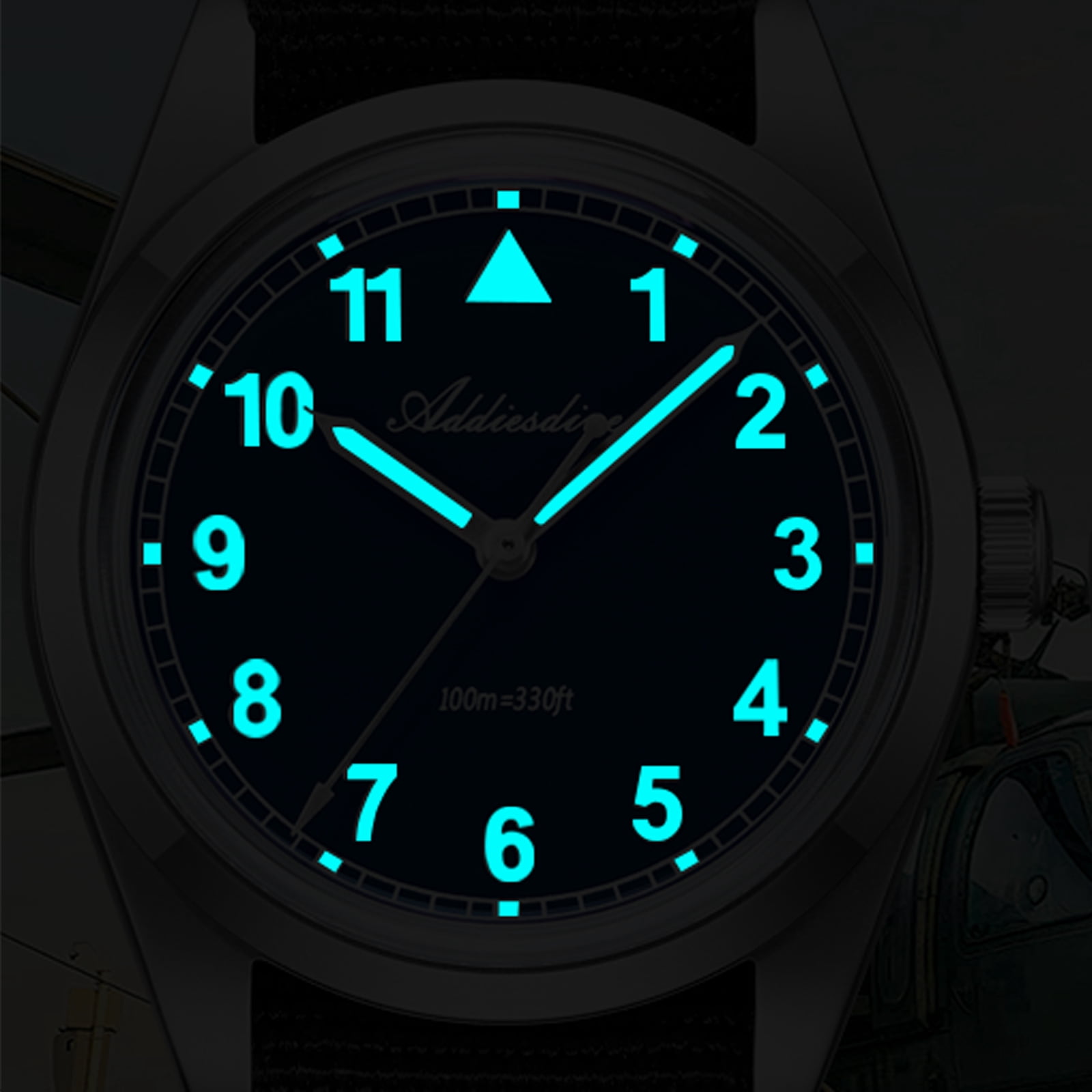 ADDIESDIVE Men's Diver Watch - 36mm Japanese VH31 Quartz Watch, 316L Stainless Steel, 100m Waterproof, Analog Watches with Luminous Military Style for Men