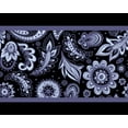 thumbnail image 2 of IBA Indianbeautifulart Black Leaves & Floral Artistic Fabric Lace Dressmaking Velvet&nbsp;Trim&nbsp;Tape Printed Sewing Lace 9 Yards 3 Inches, 2 of 8