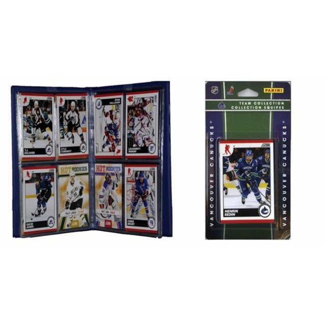 C & I Collectables 2010CANUCKSTS LNH Canucks de Vancouver sous Licence Ensemble d'Équipe de Partition 2010 et Album de Rangement