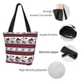 thumbnail image 7 of Japuie Buffalo Plaid Forest Print Women's Crossbody Tote Handbag,Shoulder Bag,Casual Tote,Satchels Crossbody Purse,Top-handle Tote Handbag,for Travel College Work, 7 of 7