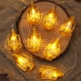 thumbnail image 4 of Yuarrent Lámparas de cuerda Exquisito Quemador de queroseno Modelado Adorno musulmán islámico Luz LED Cadenas de iluminación con pilas Kits de decoración para fiestas 1.5 Meter/10 Lampen Yuarrent HA061930-01, 4 of 6