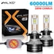 thumbnail image 1 of K5C H7 LED 60000LM Headlights Canbus 8000K H1 H4 H11 9012 HIR2 H8 H9 9005 9006 HB3 HB4 High Power 6000K 5570 CSP Chips qym unisex, 1 of 2