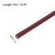 thumbnail image 2 of Cable de alambre de 33 pies (10 m) de acero inoxidable 304 de 3/16" (5 mm) recubierto de vinilo con 2 piezas de tornillo rojo, 2 of 7