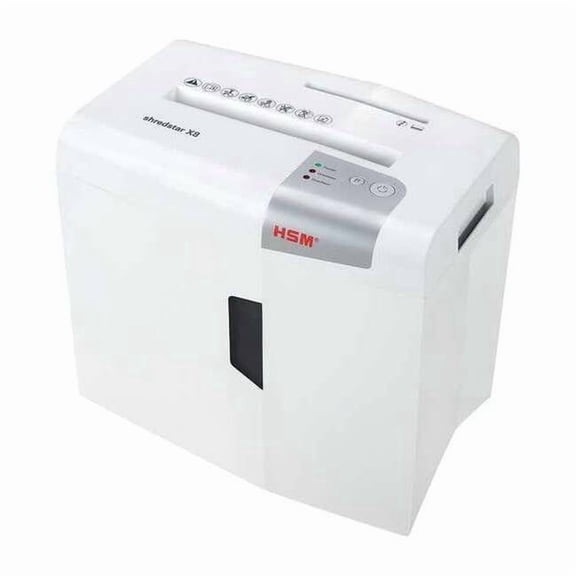 Hsm Paper Shredder, Cross-Cut Style shredstar X8