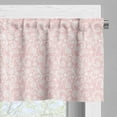thumbnail image 3 of Ambesonne Oriental Valance Pack of 2, Floral Hexagon Lace Grids, 54"X18", Blush White, 3 of 5