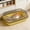 Yellow, variant on Deeceymbur Top Entry Cat Litter Box Semi Enclosed High Sided for Tracking Control Odor Control Covered Pan with Scoop Airflow Design Large Easy Clean