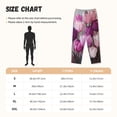 thumbnail image 3 of Pofeuu Purple And Pink Tulip Bouquet Print Women's Fashion Pajama Pants with Pockets Comfy Drawstring Sleep Lounge Bottoms-Small, 3 of 6