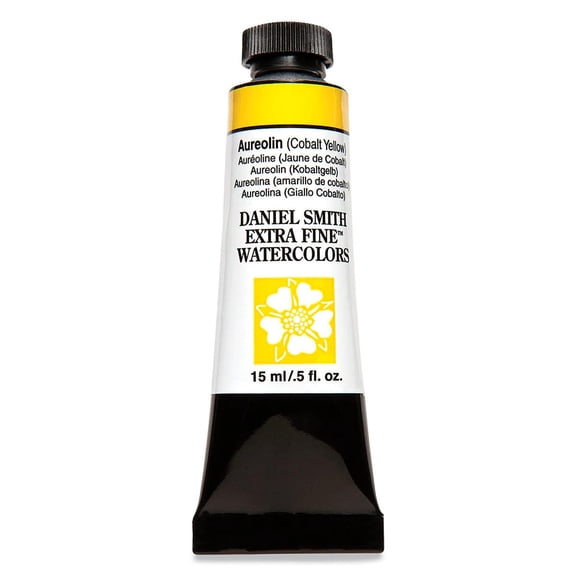 Daniel Smith Extra Fine Watercolor, 15 ml, Aureolin Cobalt Yellow