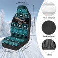 thumbnail image 7 of Uorisanigo Car Seat Covers Front Seats Only, 2 PCS Premium Fur Furry Fluffy Turtle Aztec Tribal Aoto Seat Covers for Cars, Sedans, Trucks, SUVs, Car Interior Accessories, 7 of 7