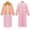 Pink, variant on Men Church Robe Long Sleeve Stand-Collar Medieval Gowns Costume Unisex Metallic Gold Trim Church Choir Robes