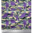 thumbnail image 1 of Soimoi Cotton Jersey Fabric Camouflage Texture & Dinosaur Animal Fabric Prints By Yard 58 Inch Wide, 1 of 1