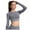 Grey, variant on UJNDER Women's Long Sleeve Yoga Tops for Women Breathable High Intensity Workout Shirts Wicking Fitness Racerback for Outdoor Exercise Purple XL