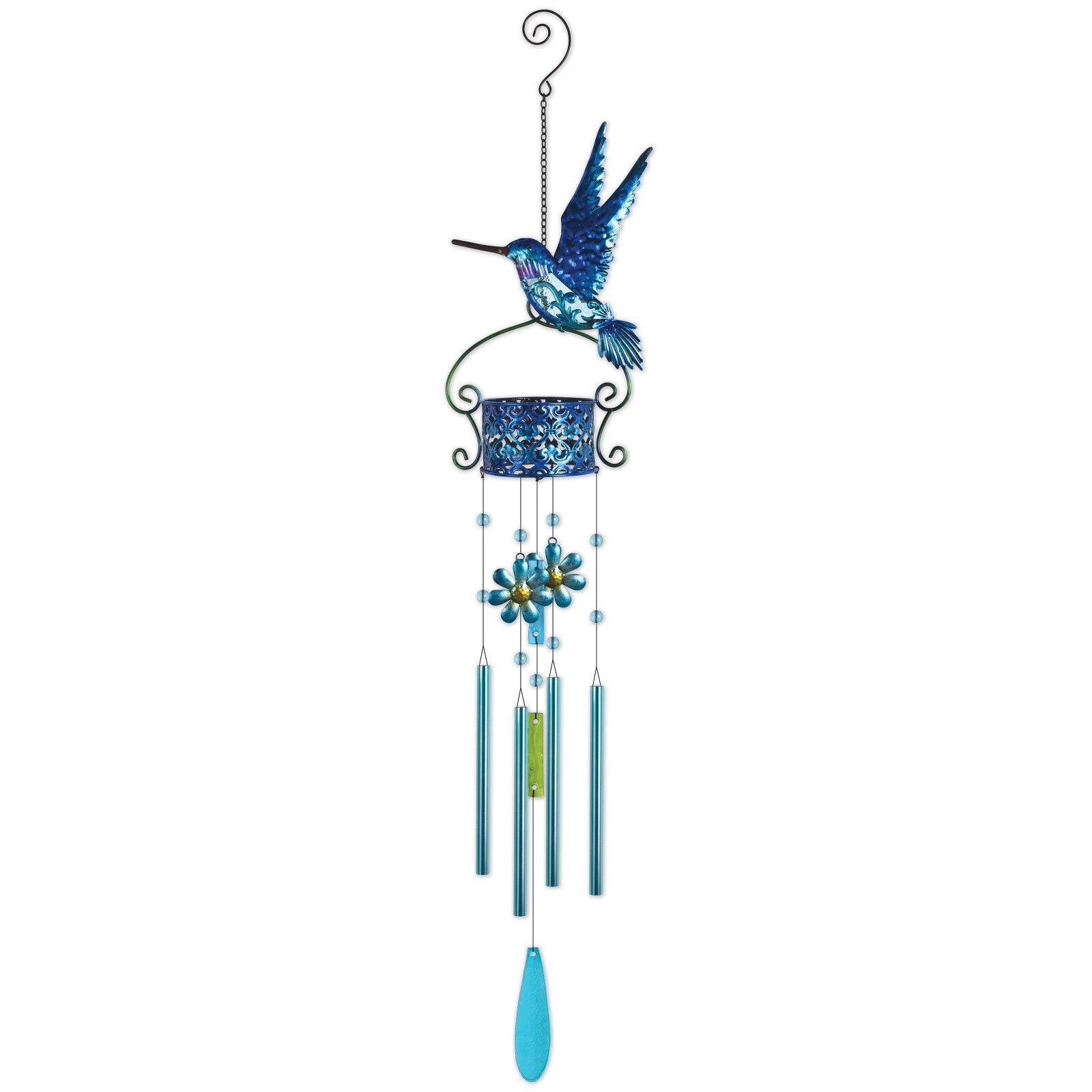 Sunset Vista 41 in. Garden Party Hummingbird Wind Chime