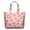 White-469, variant on Tropical Fruit Print Large Capacity Weekender Bag - Lightweight & Durable Tote with Zipper for Women Travelers