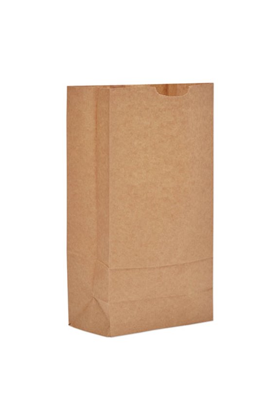 Grocery Paper Bags, 57 lb Capacity, #10, 6.31" x 4.19" x 13.38", Kraft, 500 Bags | Bundle of 2 Bundles