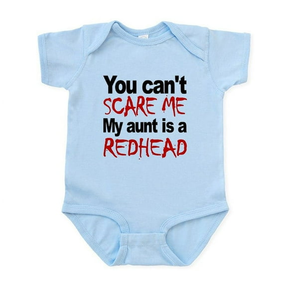 CafePress - You Cant Scare Me My Aunt Is A Redhead Body Suit - Baby Light Bodysuit, Size Newborn - 24 Months