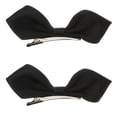 thumbnail image 1 of Miangastore Bow Tie Clip Black Cloth 2Pcs 3.5X1.6X0.4In, 1 of 8