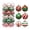 Multicolor, variant on Hvmvliv Christmas Ornaments 24Pc Christmas Decorations 6Cm Transparent Electroplating Plastic Holiday Pendant Christmas Tree Hanging Ball Christmas Ball Set Blue