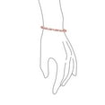 thumbnail image 3 of Bling Jewelry Womens Morganite Infinity CZ Tennis Bracelet 9 CTW Pink Oval CZ Romantic Love Knot Milgrain, 3 of 5
