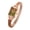 Brown, variant on Women Watch Oblong Dial Quartz Movement Exquisite Pointer Display High Accuracy No Delay Wrist Decoration Lightweight Lady Wristwatch