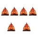 thumbnail image 4 of 6x Fogatas de cartón decorativas 3D con llamas artificiales Decoraciones para fogatas al aire libre Fuegos falsos Llamas falsas para jardín Patio, 4 of 8