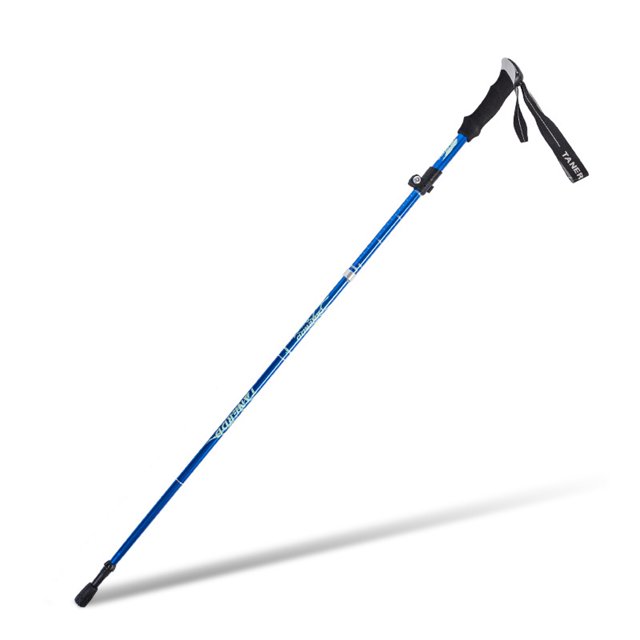Senderismo Basking Sticks Ajustable Camping Postes Trekking Postes Absorción de sudor Agarre Ultralight Viaje Mochilero Escalada Crujido Azul Noticed OD003541-02