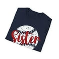 thumbnail image 5 of Sister Baseball, Gildan Unisex Softstyle T-Shirt, Sports Graphic Tee, S-3XL, 5 of 5