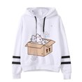 thumbnail image 3 of Ullzang-Sudadera con estampado de gato Pusheen para mujer, ropa con capucha de estilo coreano, Kawaii, Harajuku, 3 of 5