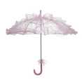 thumbnail image 3 of Wxqbjtam Handmade Lace Umbrella Vintage Bridal Wedding Romantic Wedding Parasol for Party Pink, 3 of 7