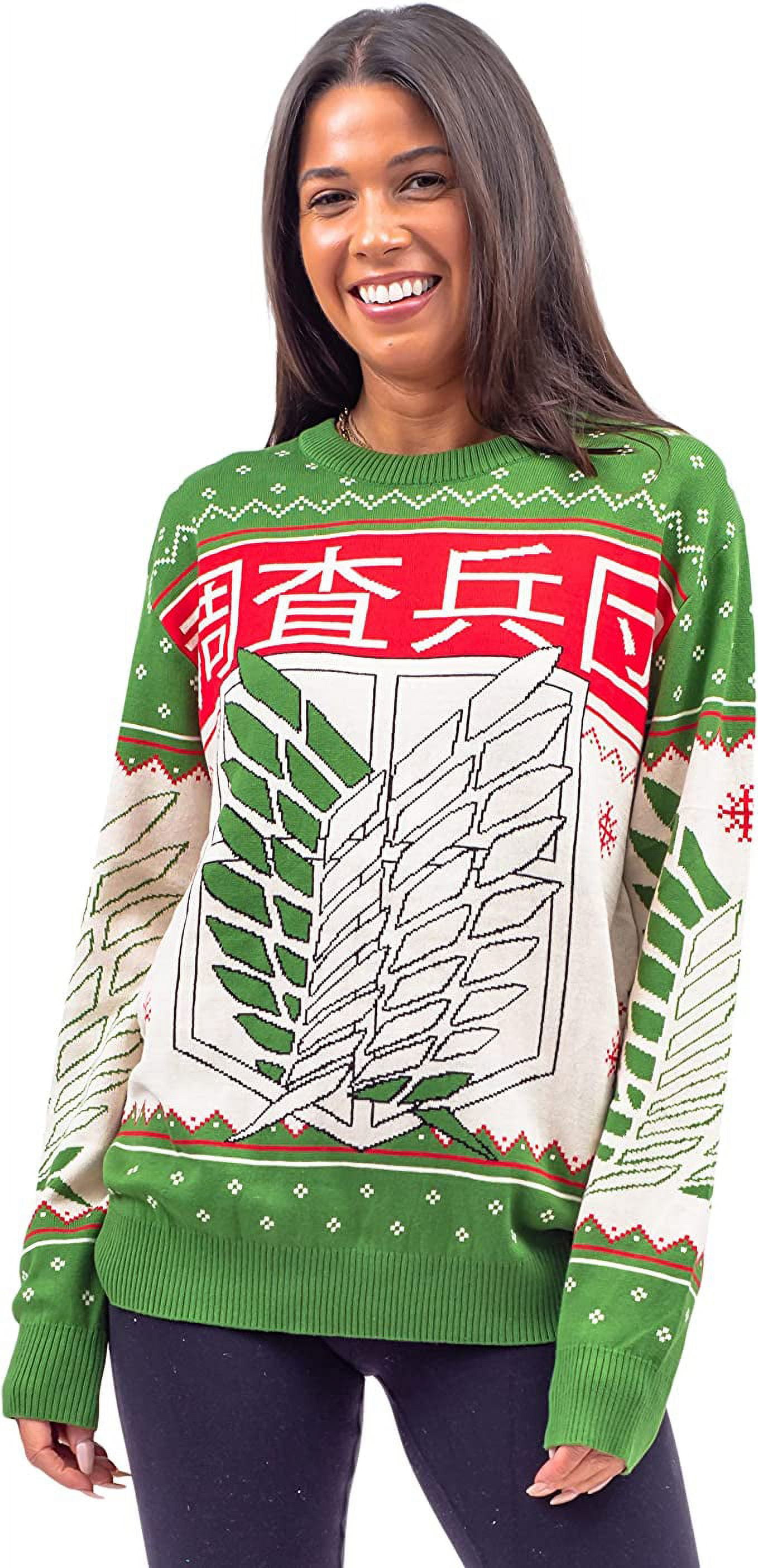 Attack on titan christmas jumper sale