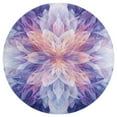 thumbnail image 3 of Kaleidoscope Mandala Colorful Floral Boho Floral Medallion Round Rug - Small Round Area Rug, Soft Non-Slip Machine Washable Bedroom Mat Indoor Accent Entry Carpet for Office Desk Dorm Hallway, 3 of 6