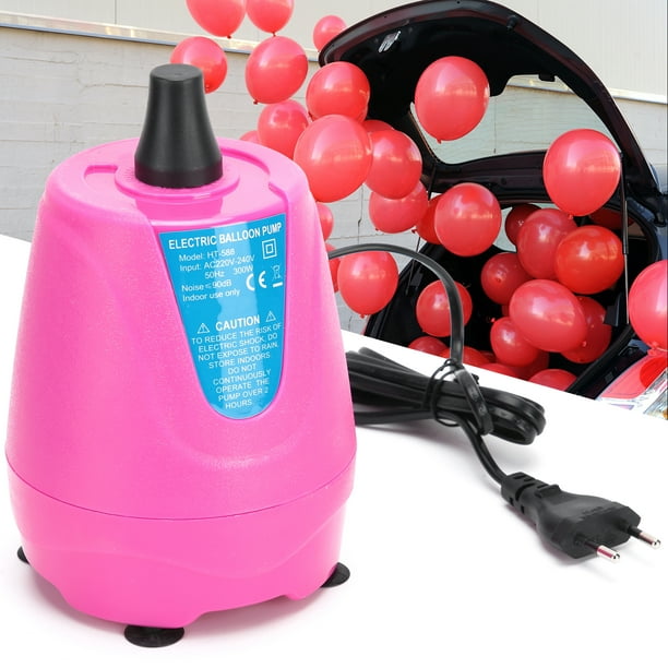 New Style Electric Balloon Air Pump EU Plug 220--240V with Two Nozzle and  Knotter Fast Balloon Inflator Portable Inflatable Tool
