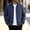Dark Blue, variant on LMOIPLI Men's Stand Collar Crinkled Lightweight Wind Jacket, Full Zip Wrinkle Resistant Casual Coat, Elastic Cuffs Everyday Outerwear for Spring Fall Daily Army Green XXXXL