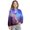 Blue, variant on Girls Hoodies Galaxy Print Loose Pullover Hoodie Top Trendy Fall Winter Hoodies for Girls Size 3-4Y