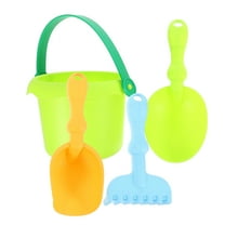 IBASETOY 1 Set Beach Sand Bucket and Shovel for Summer Activities Random Color