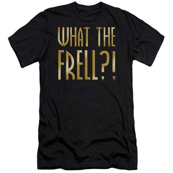 Farscape What The Frell S/S Adult 30/1 T-Shirt Black
