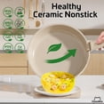 thumbnail image 3 of Juego de 23 ollas y sartenes antiadherentes cerámica no tóxica con asas desmontables para cocina de inducción apto para horno, 3 of 8