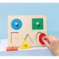 thumbnail image 3 of Jouet Éducatif Géométrique en Bois pour Enfants (Style F), 3 of 5