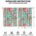 thumbnail image 2 of Printed Fabric Floral Curtains 42x54 Inch 2 Panels, Rod Pocket Blackout Drapes for Bedroom and Interior Harmony, 2 of 2