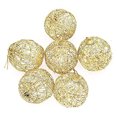 thumbnail image 1 of Christmas Tree Decoration Golden Ball Hanging Decor Christmas Ball for Holiday and Party Decor Ball, 1 of 5