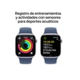 thumbnail image 4 of Apple Watch SE2 GPS 40mm con Caja Aluminio Plateada y Correa Deportiva Azul Reacondicionado, 4 of 7